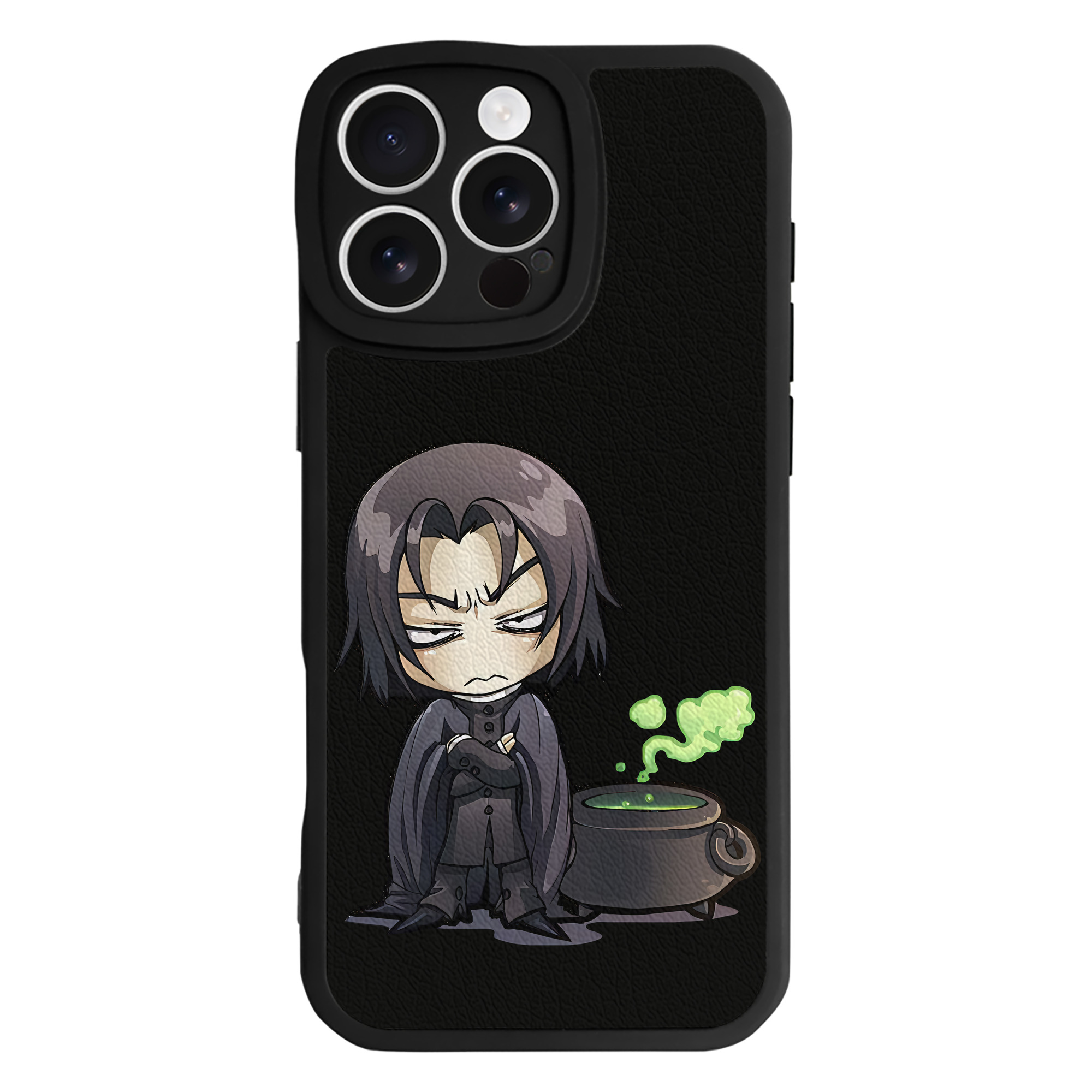 （画像用） Harry Potter ハリー・ポッターシリーズ 【iPhone 16シリーズ対応】シリコンスマホケース（レザー調） 材質：シリコン